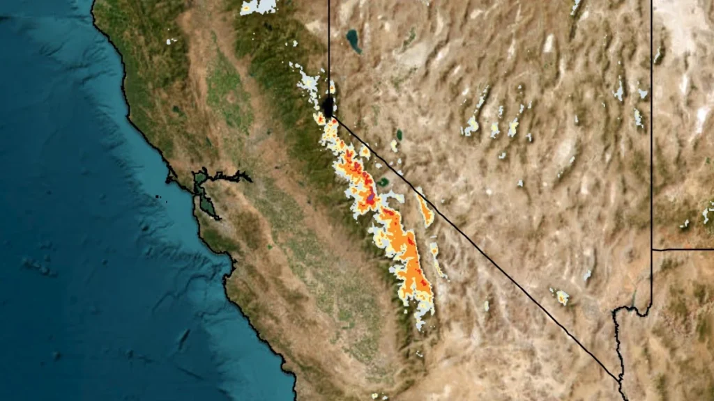 Sierra Nevada Braces for Heavy Snow as Winter Weather Advisories