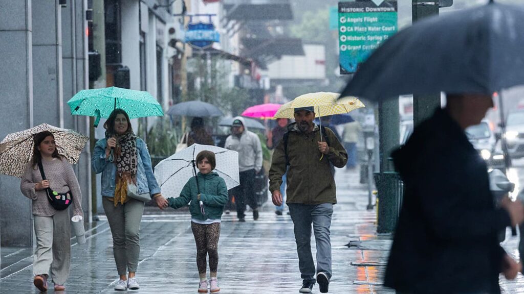 Southern California's Rainy Spell Ends, But a Midweek Turn is