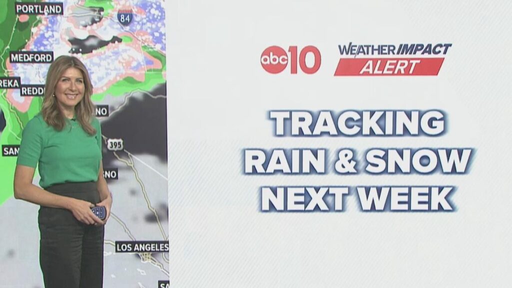 Cooler Days Ahead: Light Rain and Sierra Snow Coming Next