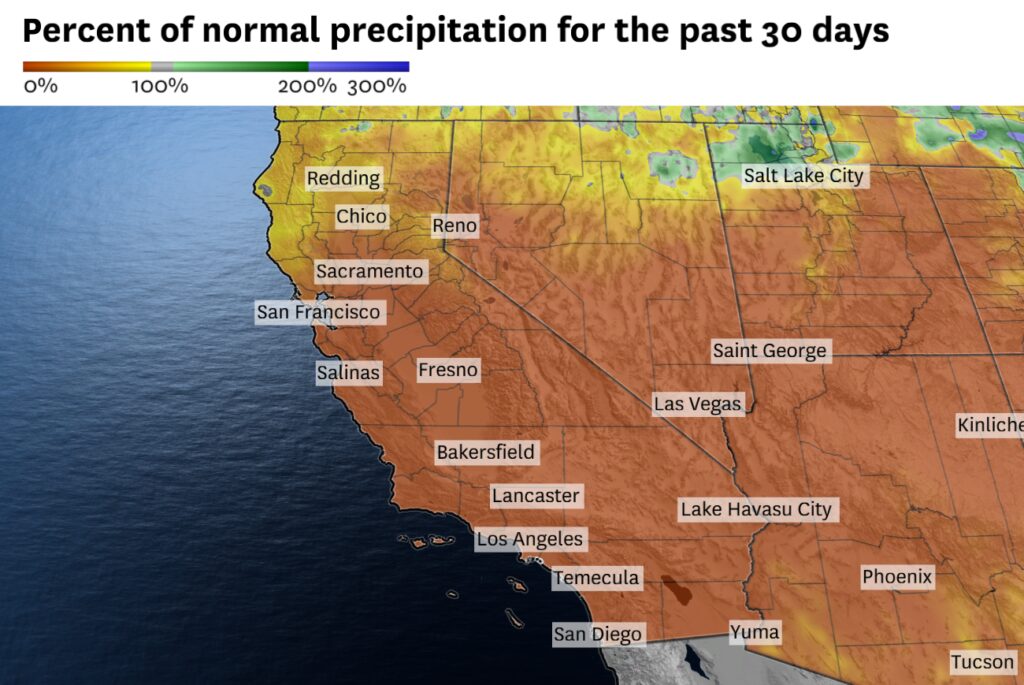 End of California’s Hot, Dry Spell in Sight End of California's Hot, Dry Spell in Sight
